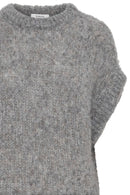Metta Sleeveless Jumper - Grey Melange