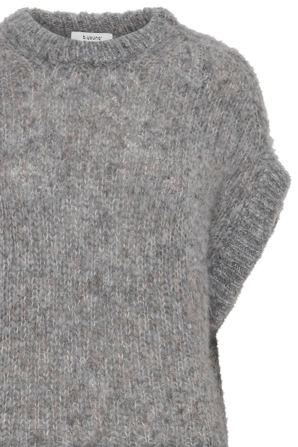 Metta Sleeveless Jumper - Grey Melange
