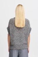 Metta Sleeveless Jumper - Grey Melange