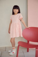 Mila Lace Dress - Pale Blush