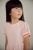 Mila Lace Dress - Pale Blush