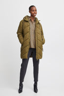 Bomina 6 Long Padded Jacket - Military Olive
