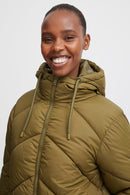 Bomina 6 Long Padded Jacket - Military Olive