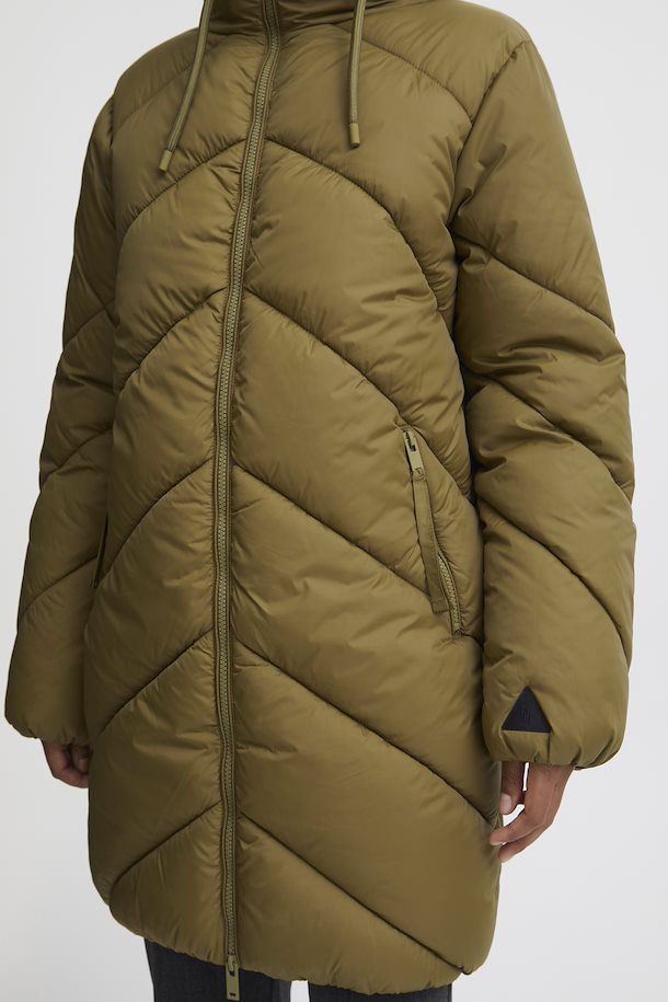 Bomina 6 Long Padded Jacket - Military Olive