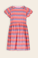 Milly AOP dress with bow detail - Camelia Pink
