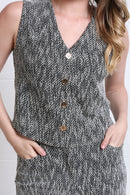 Miranda Waistcoat - Black