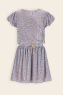 Miron Plisse Dress - Ensign Blue