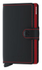 Miniwallet - Matt Black & Red