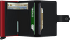 Miniwallet - Matt Black & Red