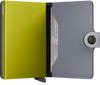 Miniwallet - Matte Grey & Lime