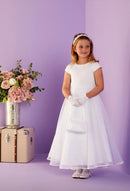Moira Communion Dress - White