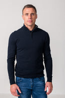 Montero 1/4 Zip Jumper - Classic Navy