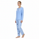 Motif Print Pyjama - Navy