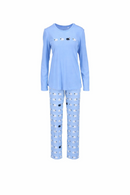 Motif Print Pyjama - Navy