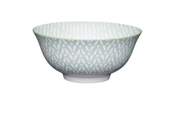 16cm Light Grey Pattern Ceramic Bowl