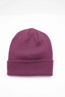 Plain Beanie - Mulberry