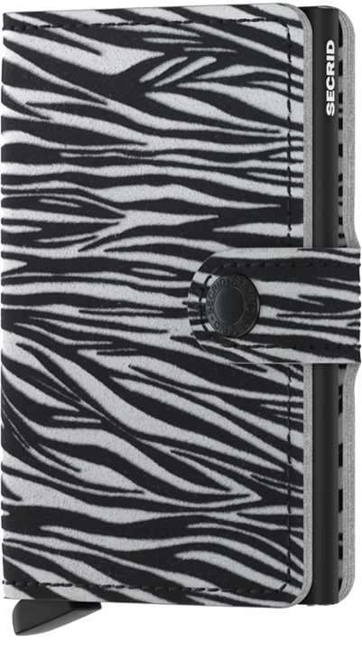 Miniwallet - Zebra Light Grey