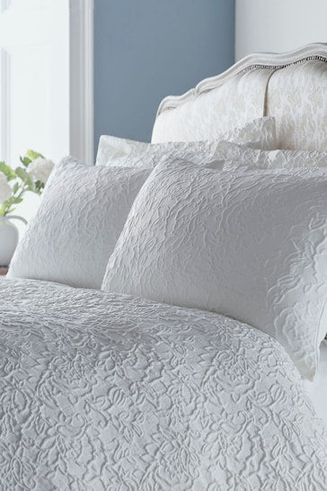 Collier White Duvet Cover Set