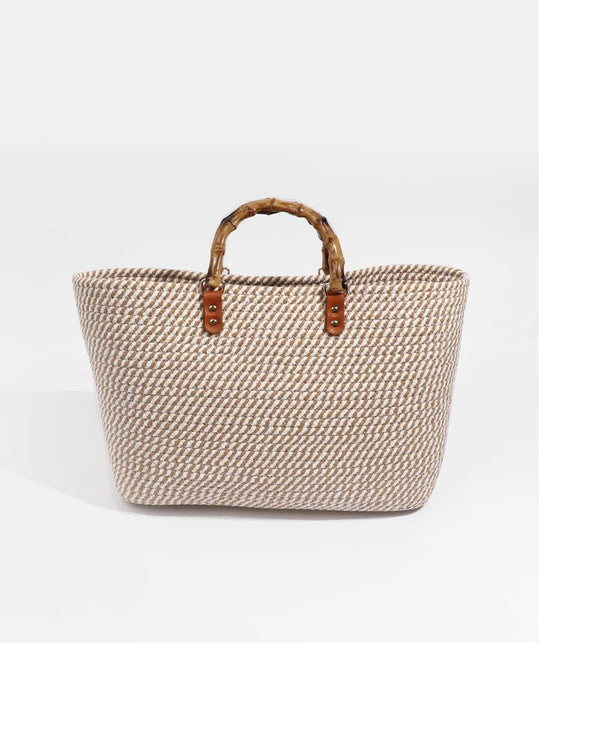 Narina Bag - Natural/white