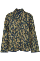 Daima Print Jacket - Navy Blazer Abstract