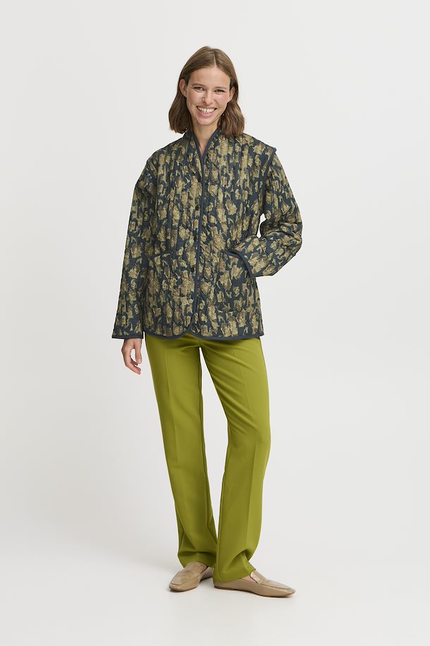 Daima Print Jacket - Navy Blazer Abstract