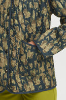 Daima Print Jacket - Navy Blazer Abstract