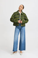 Cays Check Jacket - Navy Blazer