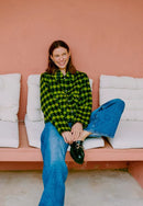 Cays Check Jacket - Navy Blazer