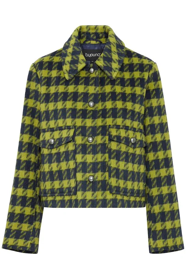 Cays Check Jacket - Navy Blazer