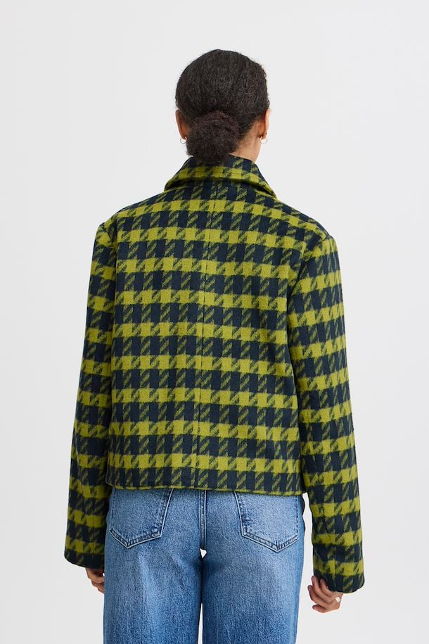 Cays Check Jacket - Navy Blazer