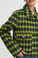 Cays Check Jacket - Navy Blazer