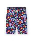 Rockin The Jungle Capri Leggings - Navy