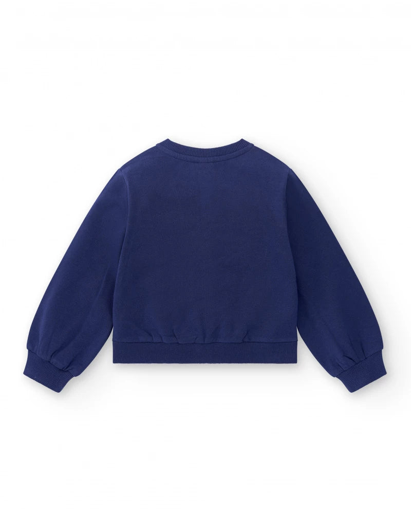 Rockin The Jungle Plush Jacket - Navy