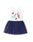 Rockin The Jungle Jersey Dress - White