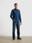 Brewer Long Sleeve Shirt - Aegean Blue