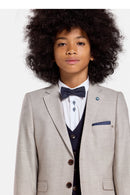 Nicky 3 Piece Suit - Stone