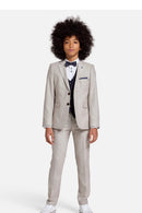 Nicky 3 Piece Suit - Stone