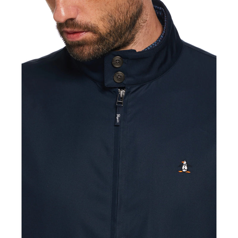 Twill Harrington Jacket - Dark Sapphire