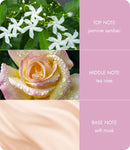 Twin Wick Candle - With Love Tea Rose