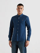 Brewer Long Sleeve Shirt - Aegean Blue