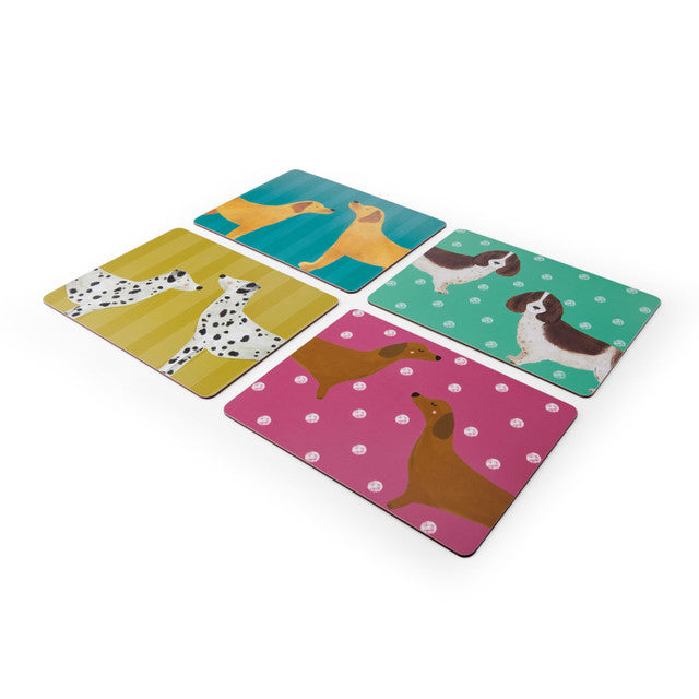 Dog Print Pack of 4 Placemats