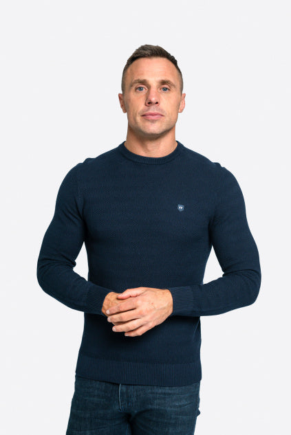 Oak Valley Round Neck Jumper - Into The Deep