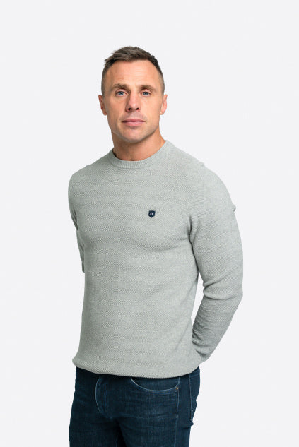 Oak Valley Round Neck Jumper - Smokeless