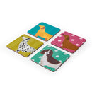 Dog Print Pack of 4 Coasters