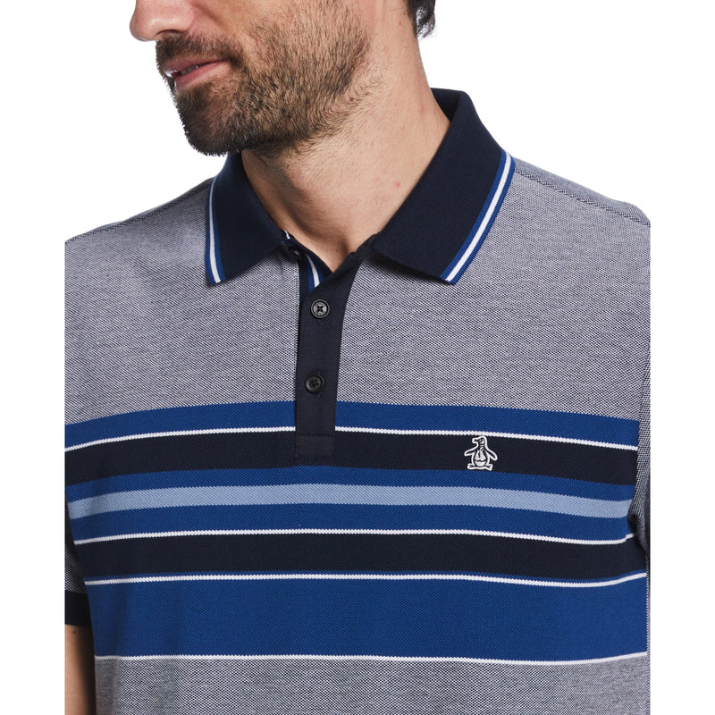 Birdseye Pique Polo Shirt - Dark Sapphire