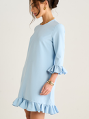 Olivia Mini Dress - Blue