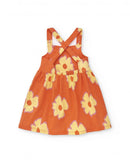 Paradise Beach Jersey Dress - Orange