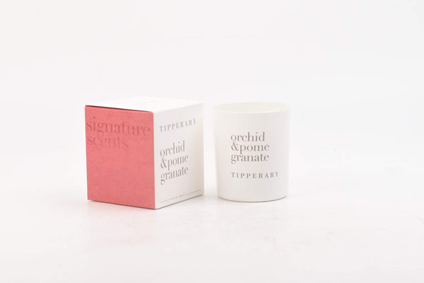 Signature Scented Candle - Orchid & Pomegranate