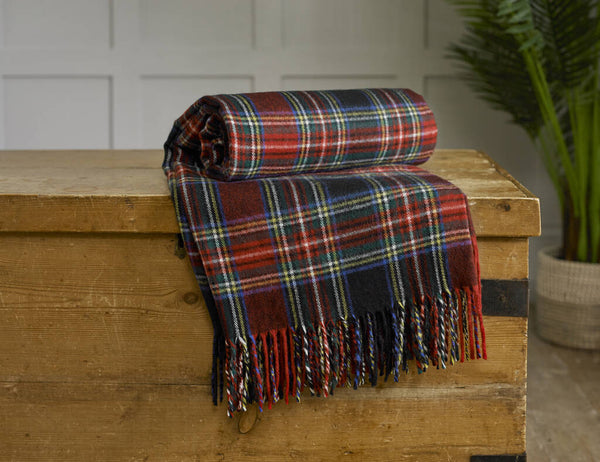 Stewart Black Acrylic Throw