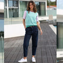 Orla Stripe Jumper - Mint